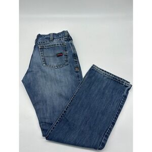 Ariat FR M4 Low Rise Boot Denim Blue Jeans Cat2 Flame Resistant 33x34